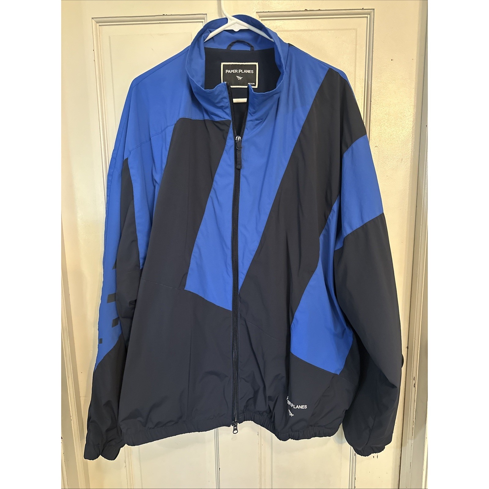 Paper Planes Bue & Black All World Track Jacket Size 2xl New Release